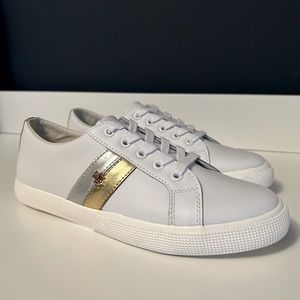 Lauren Ralph Lauren - Jansen II Metallic Leather Sneaker